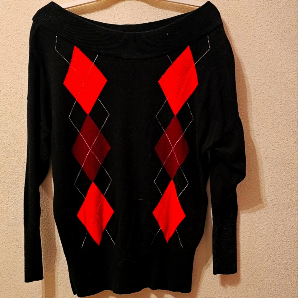 NEW Express black small off the shoulders tunic